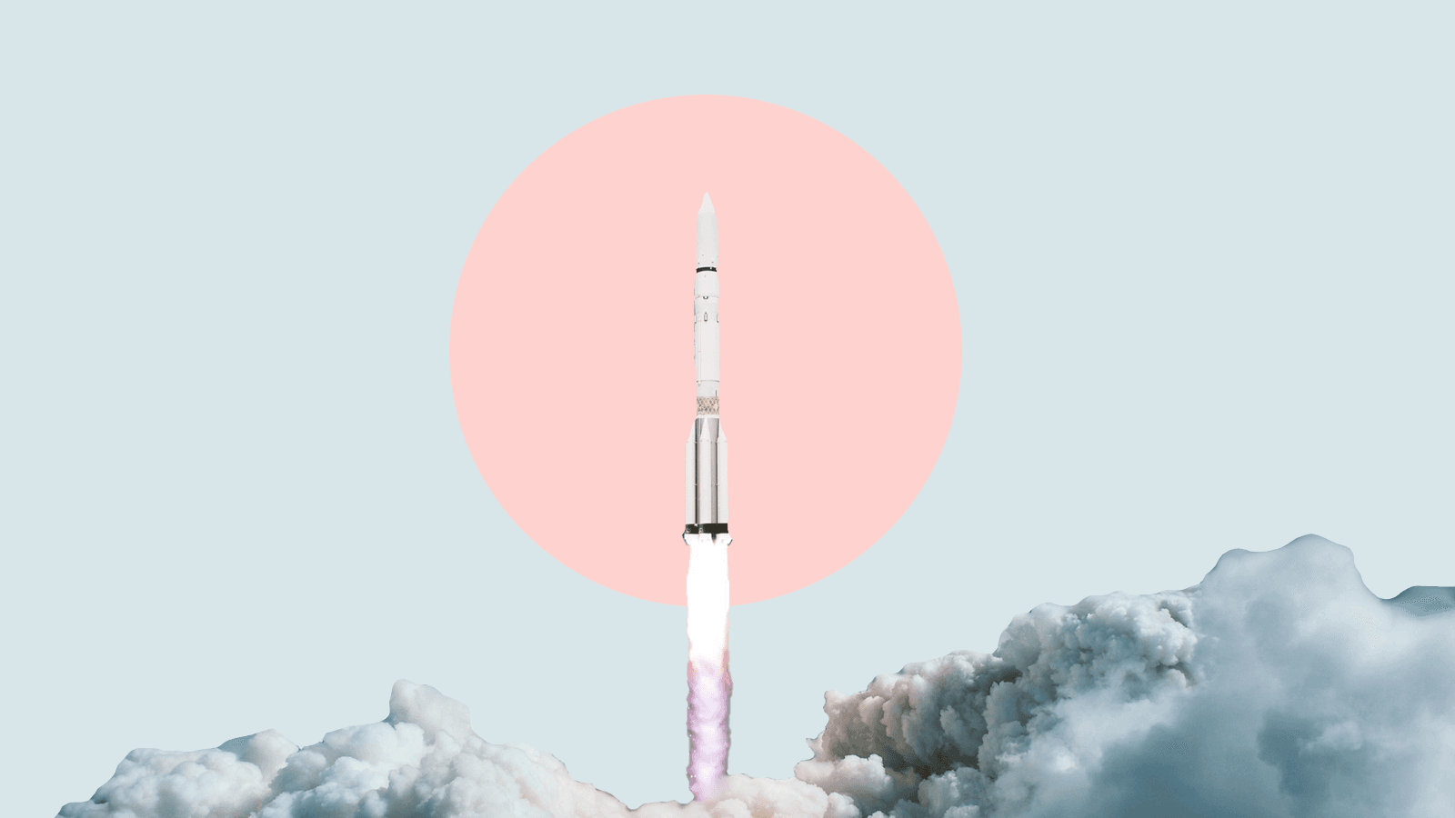Rocket launching to space