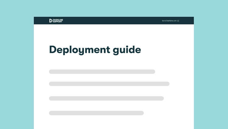 Customer Guide Dashlane