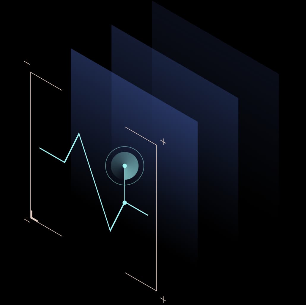 Illustration of company-wide monitoring and Dashlane Credential Risk Detection.