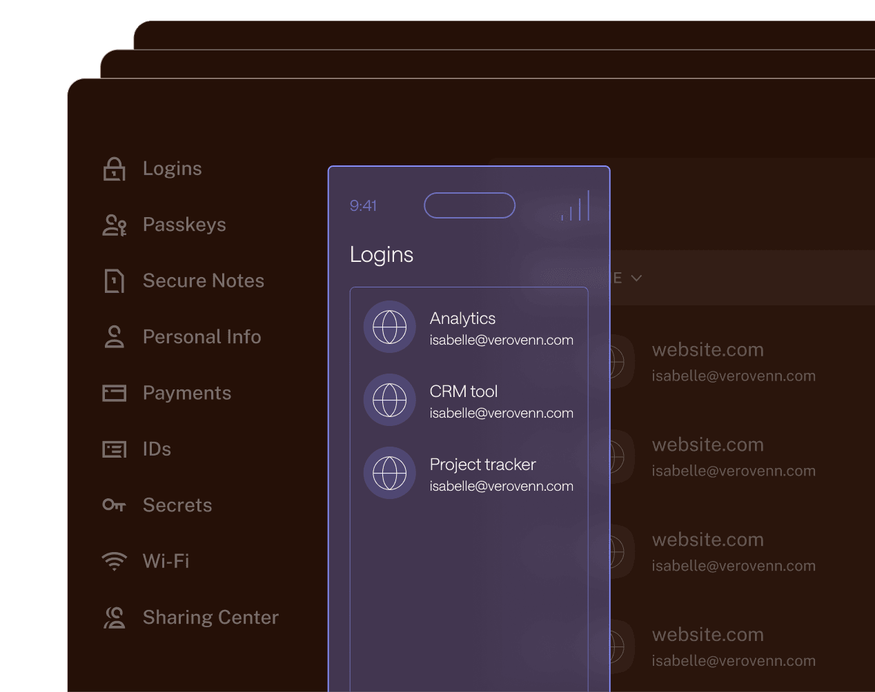 This image depicts the Secure Vault and autofill that comes with Dashlane’s business password manager.