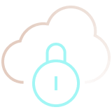 Cloud with lock