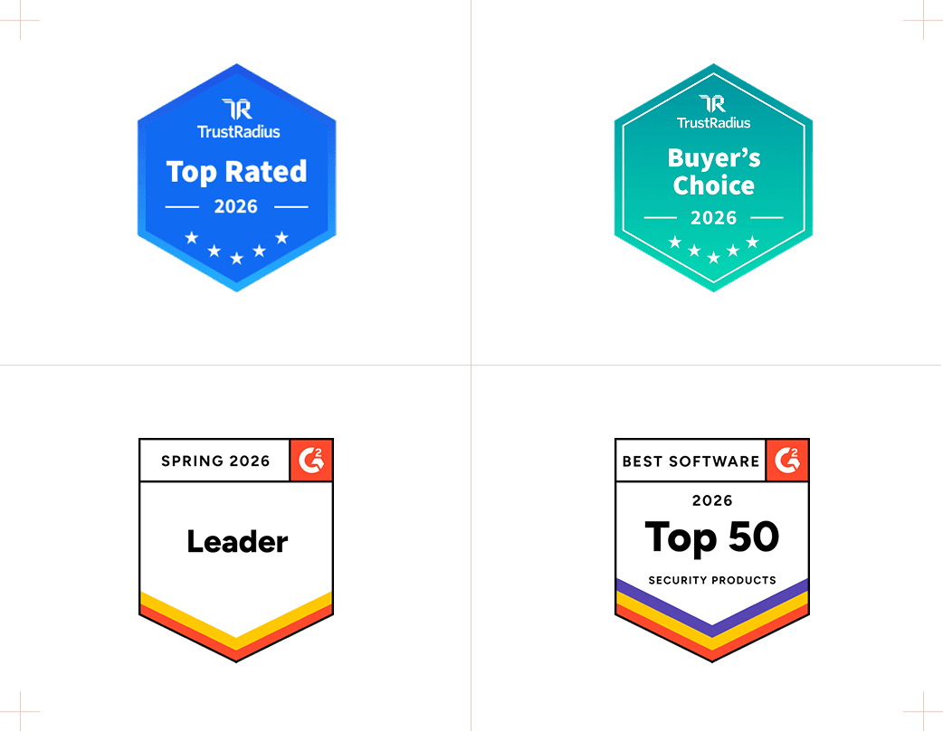 badges for 2026 top rated, buyer's choice, leader and fastest implementation