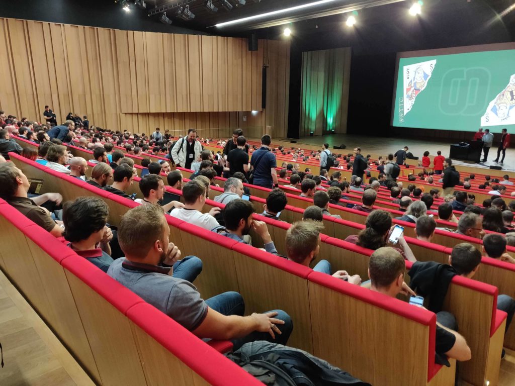 SSTIC 2019 auditorium 