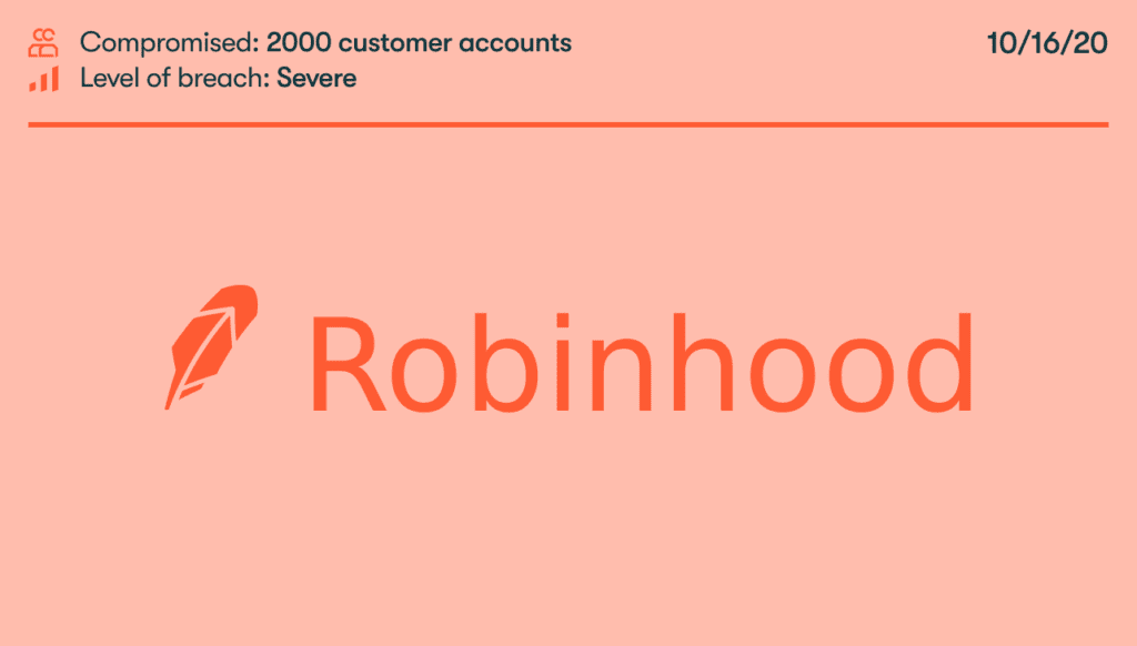 Robinhood breach stats