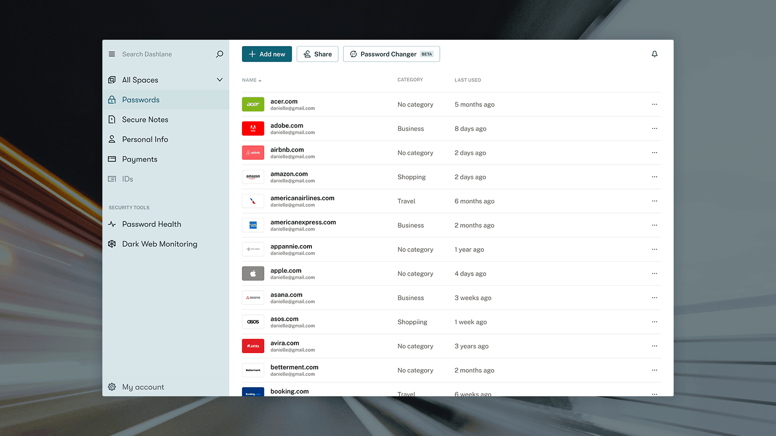 Dashlane Web App