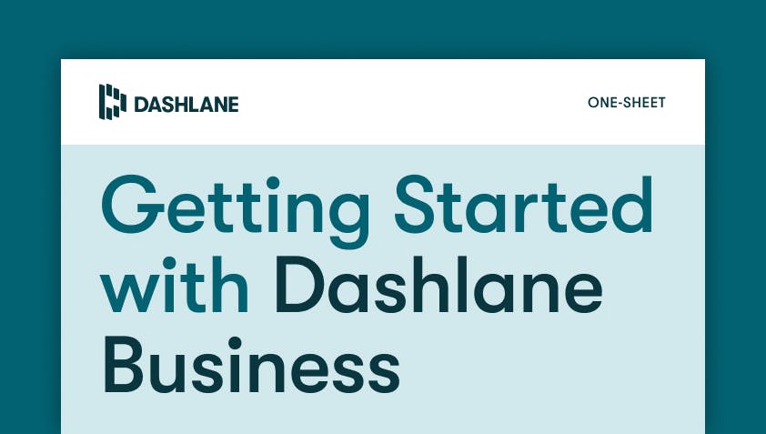 Getting Started with Dashlane Business Image