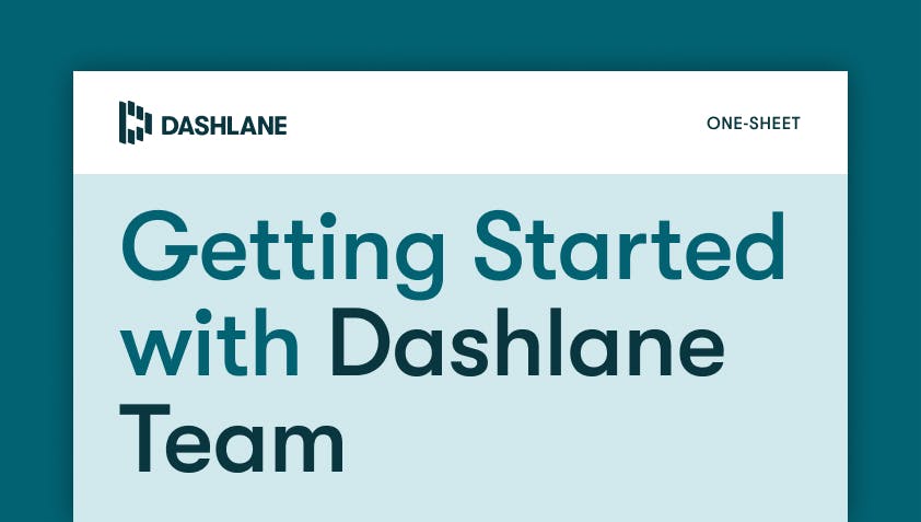 Getting Started With Dashlane Team Image