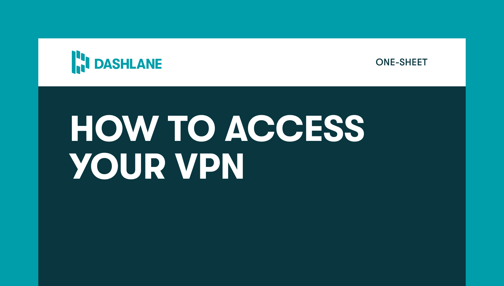how to access your vpn
