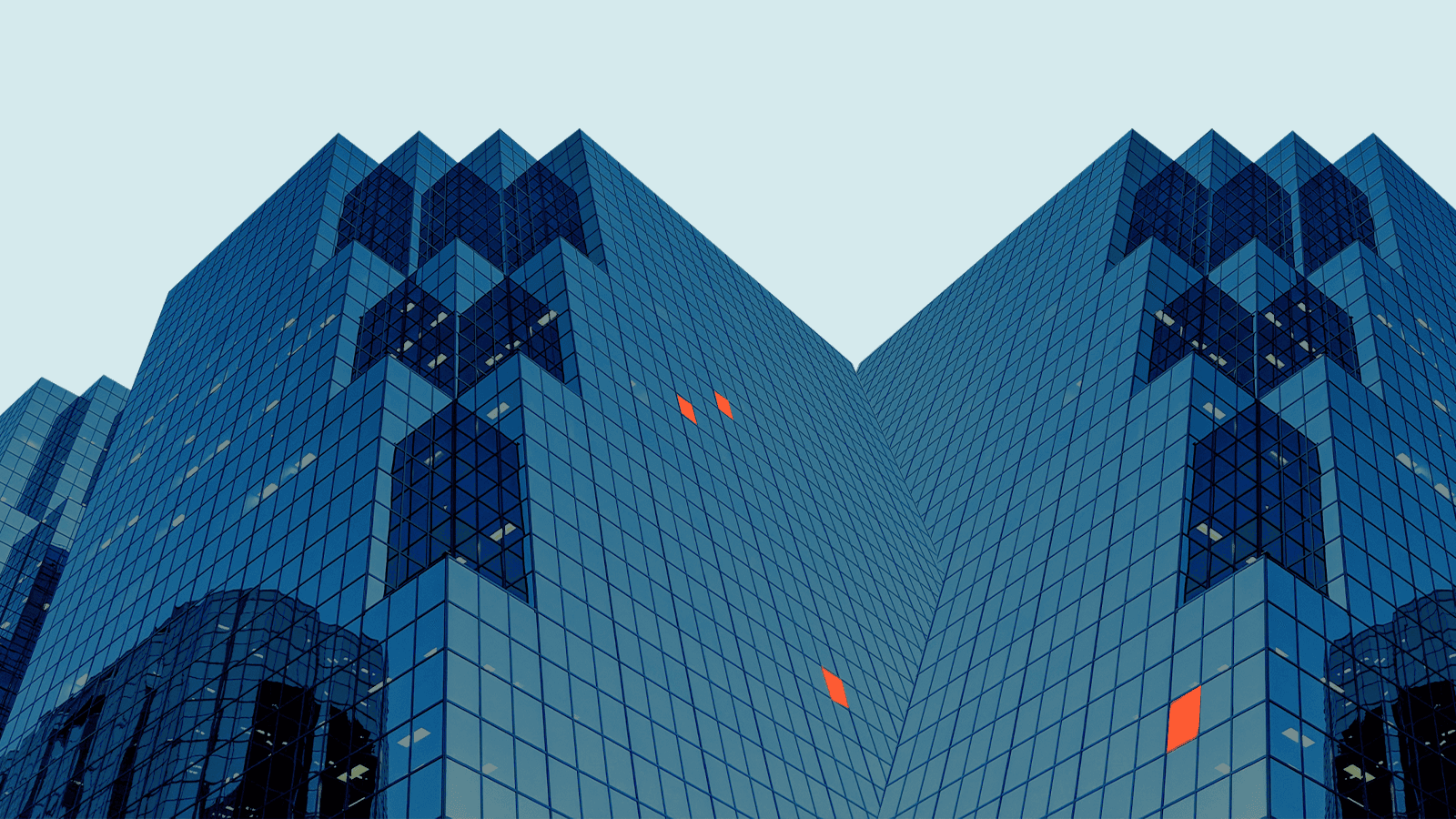 Blue building