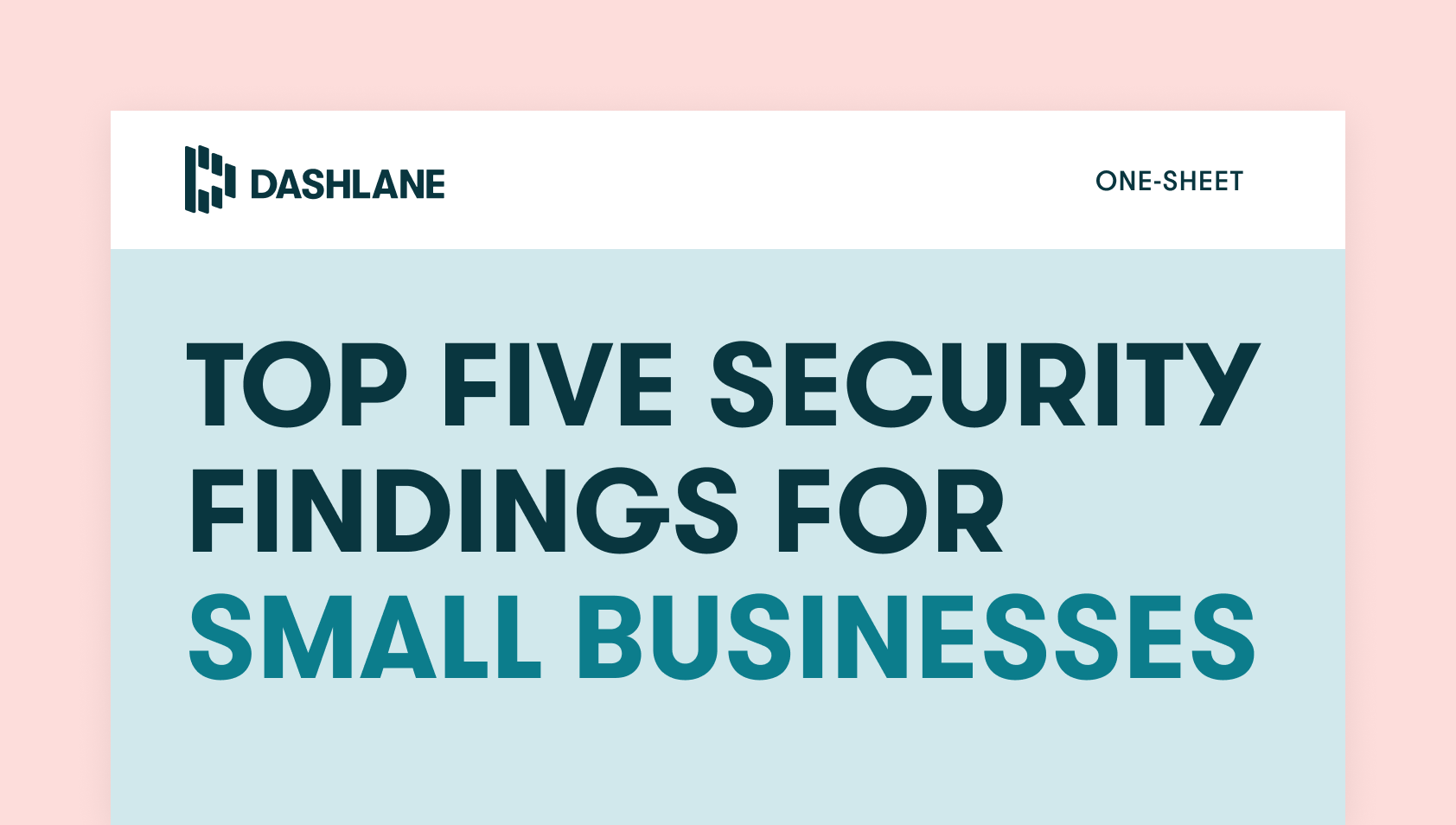 Top Five Security Findings for Small Businesses Resource Tile