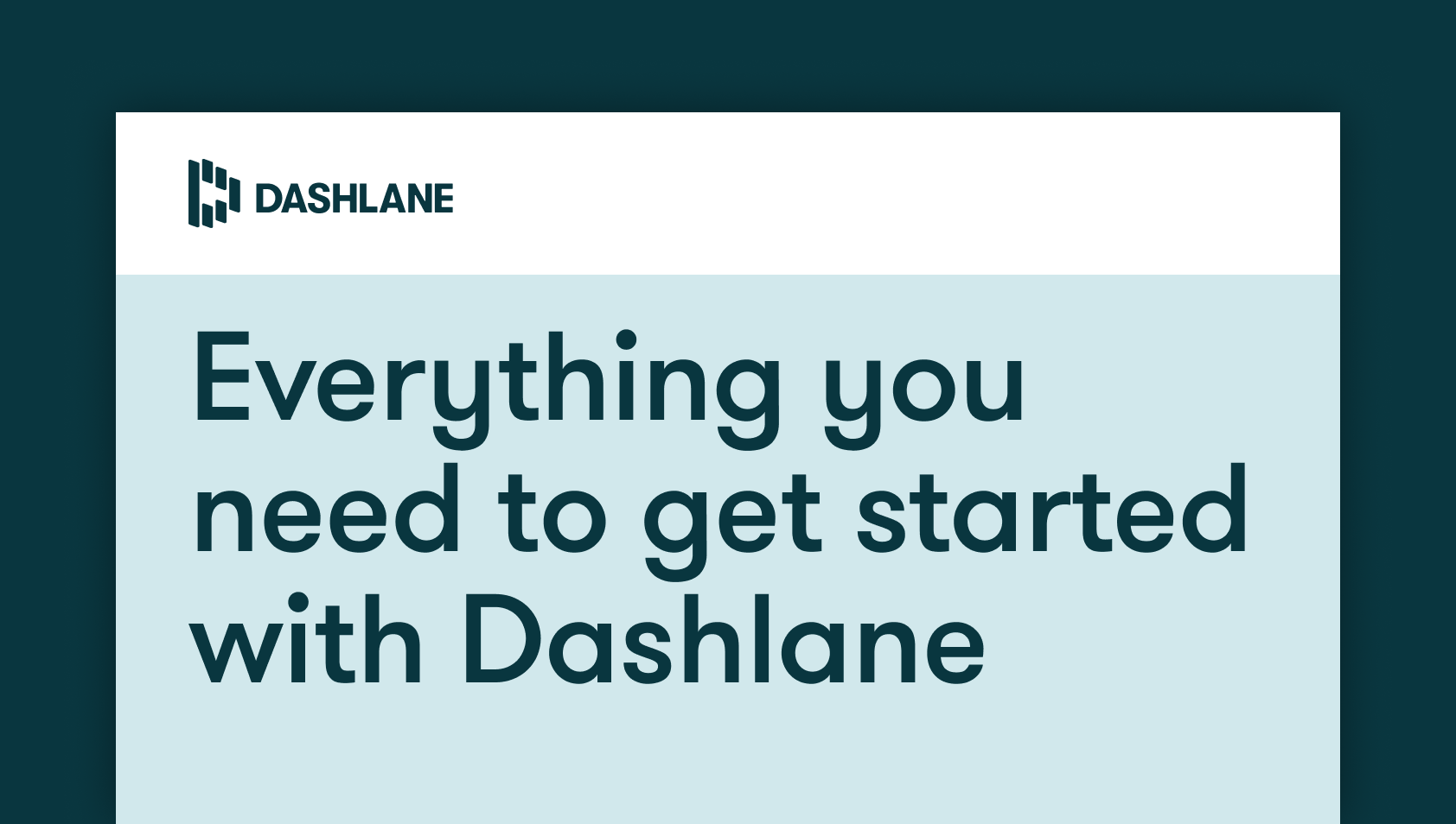Getting Started with Dashlane Team or Business