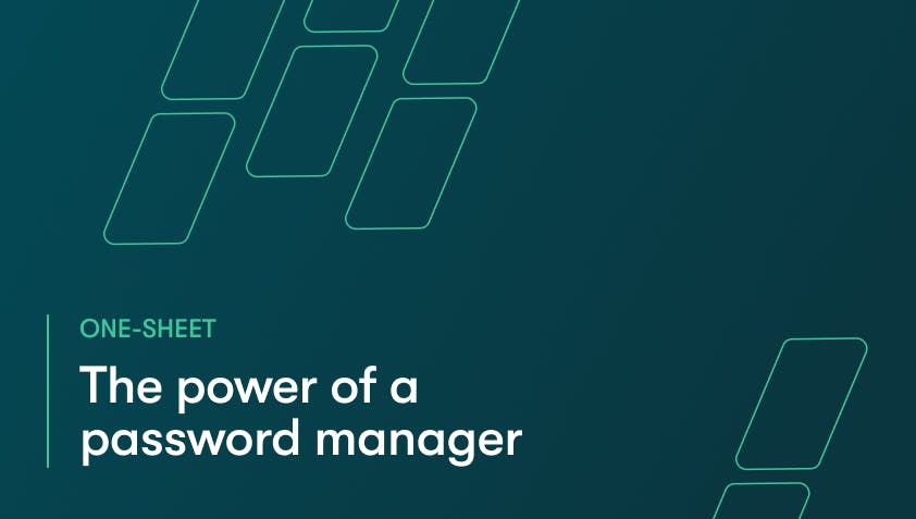 The Power of a Password Manager