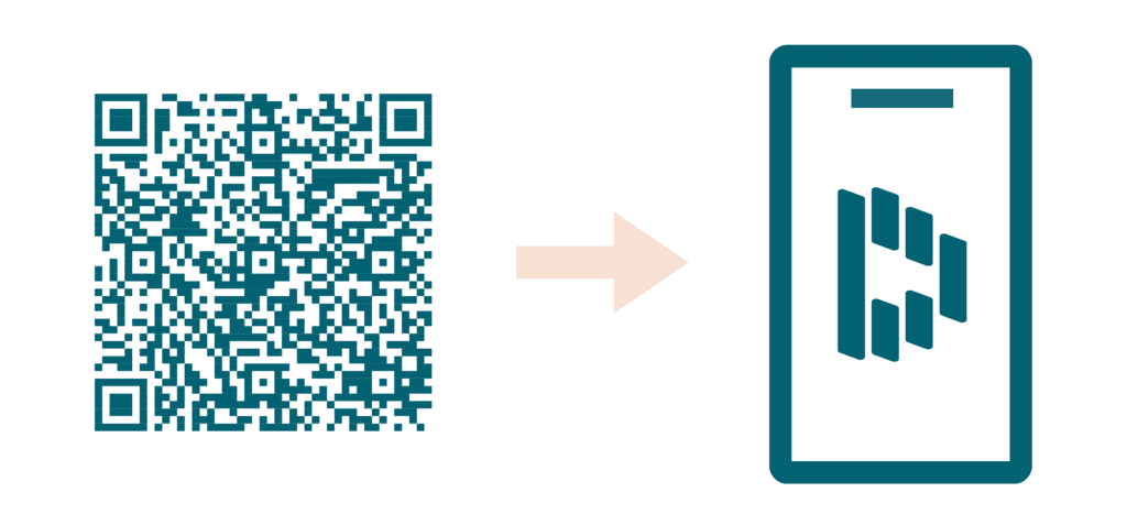 A QR code that leads to the Chrome Web Store to download Dashlane when scanned.