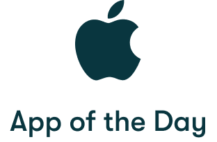 Apple store App of the Day badge