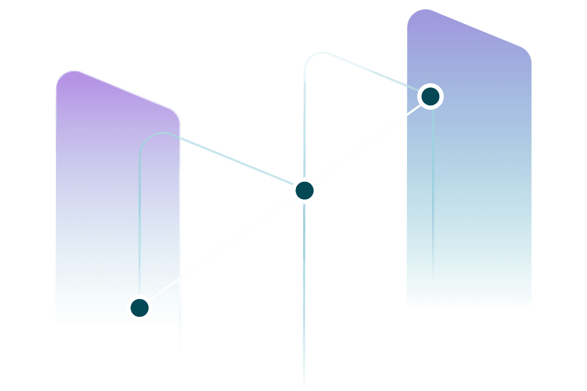 A white and purple graphic illustration representing the Dashlane Partner Program.
