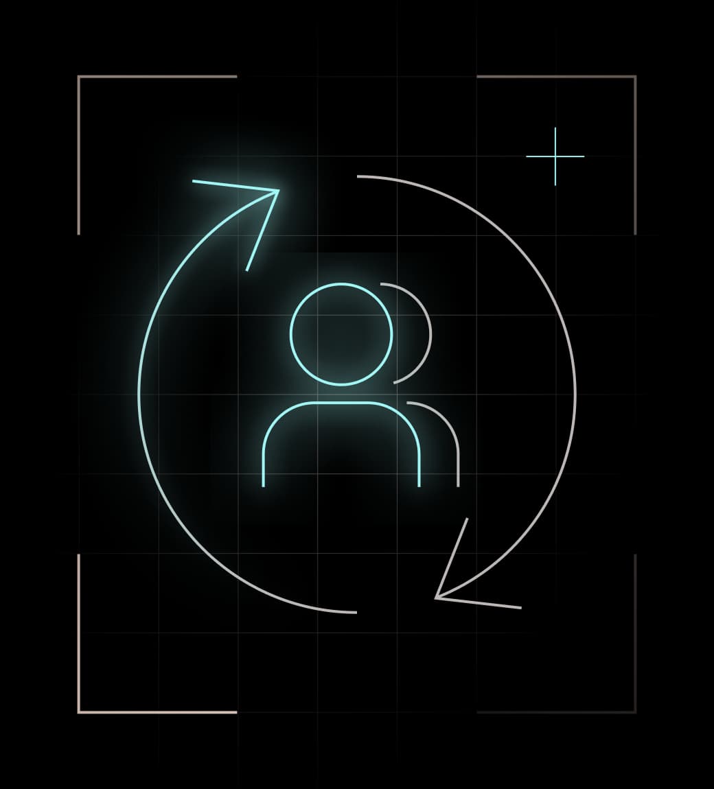 Icon of employees, representing how Omnix easily automates user provisioning, deprovisioning, and management.